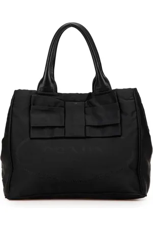 Prada Bolso satchel Tessuto Canapa Logo 2013-2024