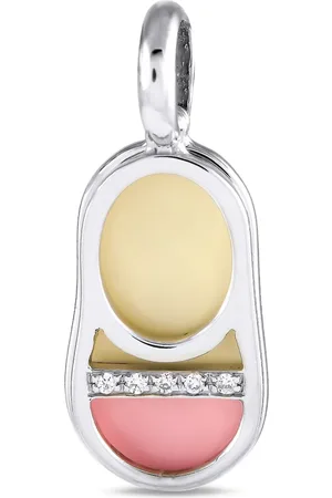 Aaron Basha Pulsera en oro blanco de 18 ct con diamante