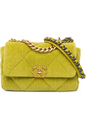CHANEL Bolso satchel Corduroy 19 Flap mediano 2021-2024