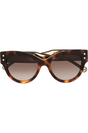 Carolina Herrera Gafas de sol cat eye de carey