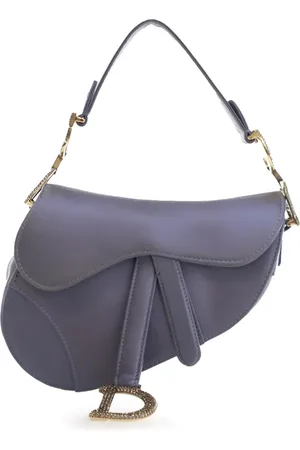 Dior Bolso satchel Saddle mini de satén con detalles de cristal 2000-2024