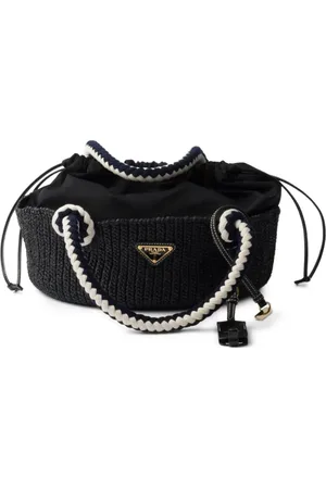 Prada Bolso shopper pequeño de ganchillo