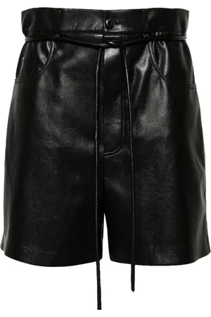 Nanushka Pantalones cortos con cinturón