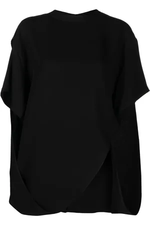 VALENTINO GARAVANI Camiseta asimétrico con detalle drapeado