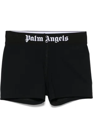 Palm Angels Pantalones cortos de chándal con logo
