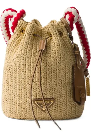 Prada Bolso tejido con cordones