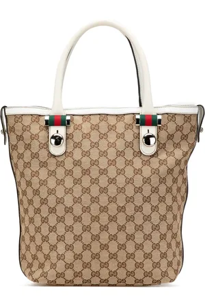 Gucci Bolso shopper GG Canvas Web Match Ball mediano 2000-2015