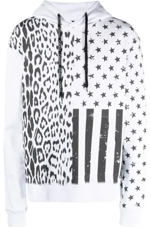 Roberto Cavalli Sudadera con capucha y motivo gráfico
