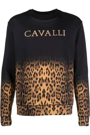 Roberto Cavalli Sudadera con motivo de leopardo
