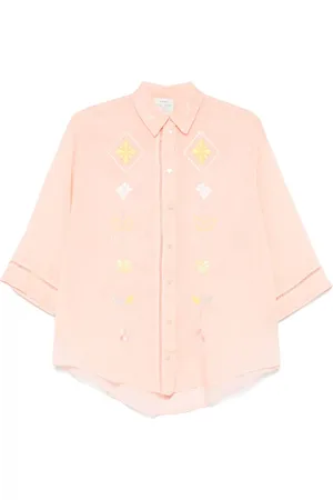 FORTE FORTE Camiseta con bordado floral