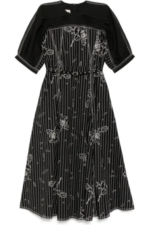 LOVEBIRDS Vestido estampado con manga raglán