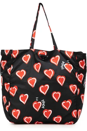 Prada Bolso shopper Tessuto Stampato I Heart Prada 2013-2024