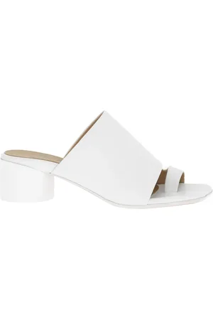 Maison Margiela Sandalias Thong de piel con tacón de 50 mm