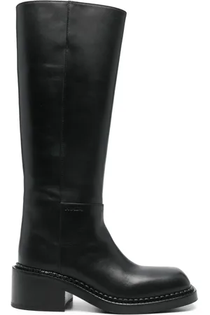 Prada 55mm knee-high leather boots