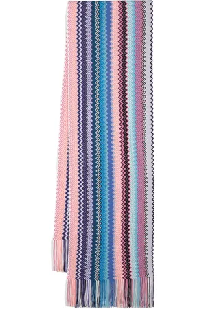 Missoni Fular con motivo en zigzag