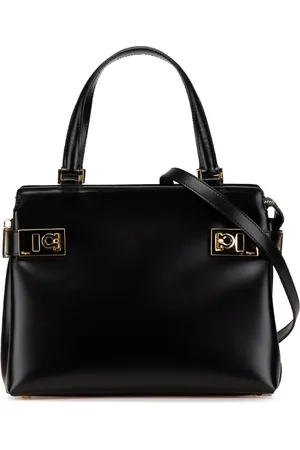 Salvatore Ferragamo Bolso satchel Double Gancini Side Buckle de piel 2021