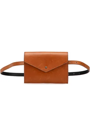 Saint Laurent Riñonera Envelope de piel 2018