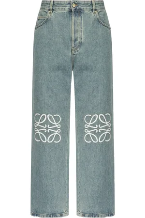 Loewe Vaqueros con bordado Anagram