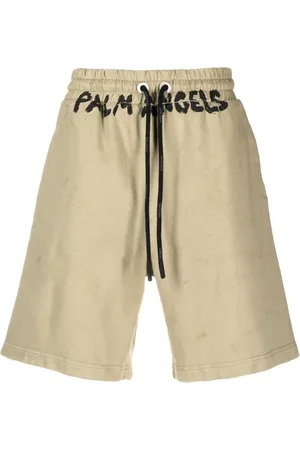 Palm Angels Bermudas Seasonal con cordones y logo estampado