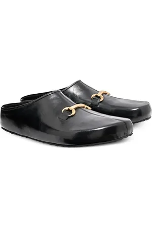 Marine Serre Mules con puntera en punta