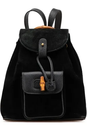 Gucci Mochila Bamboo Suede 20th Century