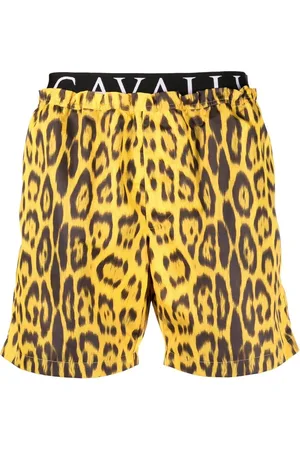 Roberto Cavalli Bañador con estampado de leopardo