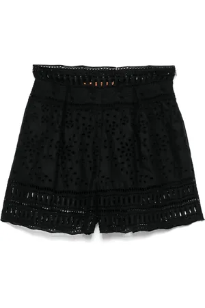 ERMANNO SCERVINO Pantalones cortos con bordado inglés