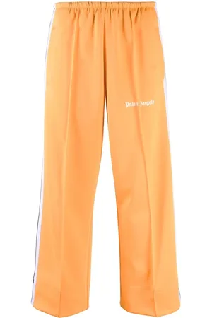 Palm Angels Pantalones de chándal corto con raya lateral