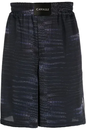 Roberto Cavalli Bermudas con motivo de cocodrilo