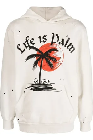 Palm Angels Sudadera con motivo de salpicadura de pintura
