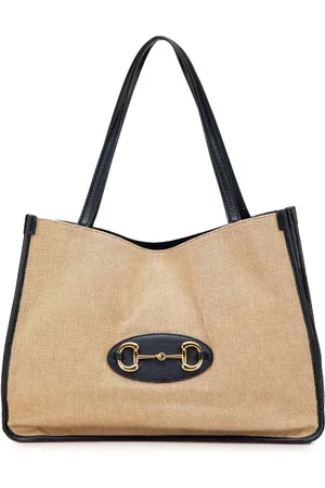 Gucci Bolso shopper Horsebit 1955 mediano de lona 2016-2024