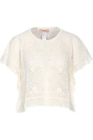 Twin-Set Top de ganchillo