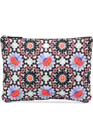 CHANEL Bolso de mano mediano de lona estampada Paris Dubai 2014-2015