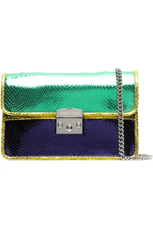 Roberto Cavalli Bolso con efecto piel de pitón