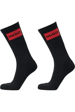 HUGO BOSS Pack de dos pares de calcetines con logo