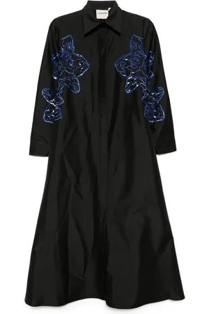 LOVEBIRDS Vestido festivo acampanado con lentejuelas