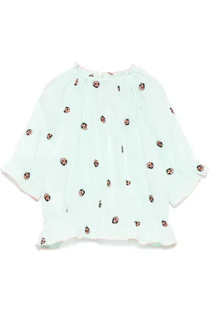 Stella McCartney Blusa con mariquita bordada