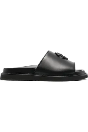 Roberto Cavalli Sandalias con placa del logo