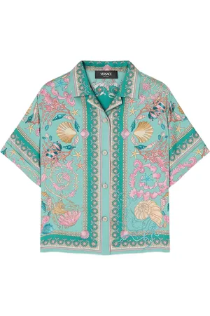 VERSACE Camisa Underwater Barocco de manga corta
