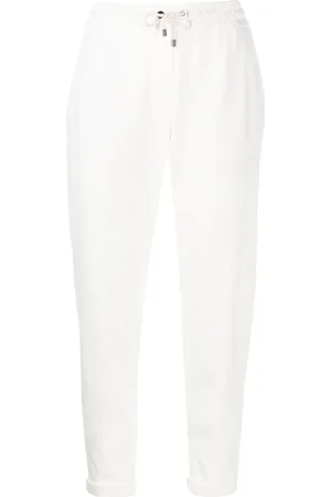 Brunello Cucinelli Pantalones de chándal estilo capri
