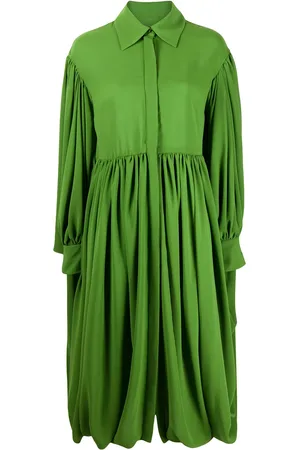 VALENTINO GARAVANI Vestido camisero con pliegues