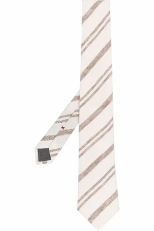 Brunello Cucinelli Corbata a rayas