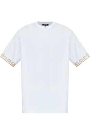 VERSACE Camiseta con puños con apliques