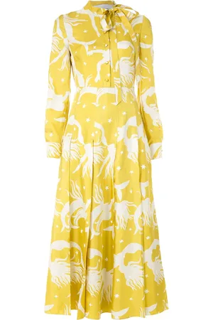 VALENTINO GARAVANI Vestido de sarga estampado