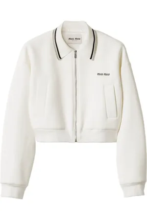 Miu Miu Chaqueta de mezcla de lana