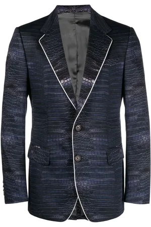 Roberto Cavalli Blazer con motivo de cocodrilo