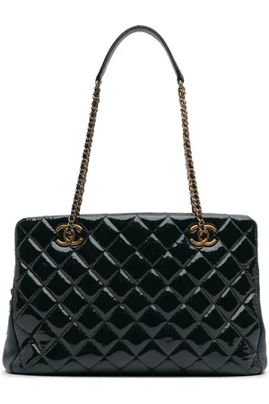 CHANEL Bolso shopper Paris Salzburg Patent and Goatskin CC Eyelet 2015-2016