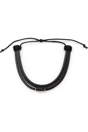 Saint Laurent Pulsera de cuero