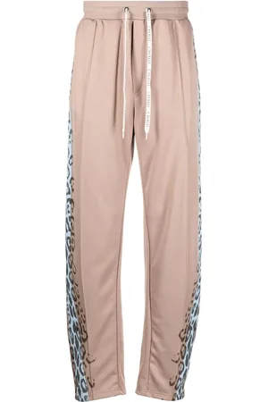 Roberto Cavalli Pantalones de chándal con estampado de leopardo