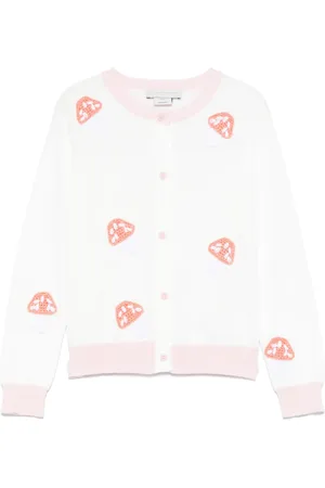 Stella McCartney Cárdigan con parche de champiñón